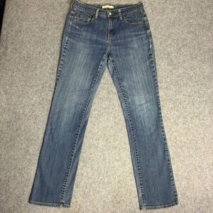 Vintage 90s Levis 505 Straight Leg Jeans Women's Size 8 Long 31x32 Blue Denim